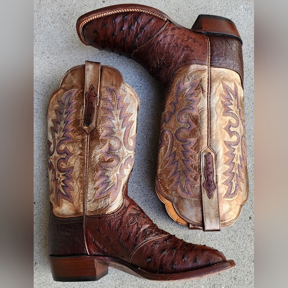 Lucchese Ostrich Boots - Picture 5 of 15